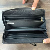 Grosir Pabrik dompet kartu panjang RFID Fashion mewah dompet gelang kulit asli Clutch ritsleting kustom minimalis wanita