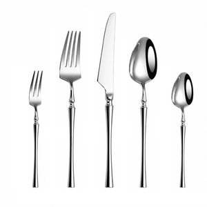Premium Stainless Steel Cutlery Set Steak Knives <b>Forks</b> <b>Dessert</b> Coffee Vintage Design Mirror Polish Durable 5-Star Hotel Quality - Product Image 2