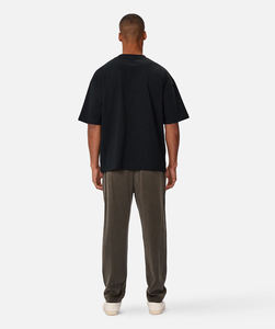 Camiseta de Manga Corta para Hombre, Negra, 100% Algodón, Corte Regular, Estilo Casual, Secado Rápido, Transpirable, para Uso Diario en Verano - Product Image 2