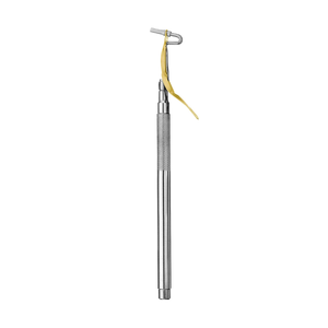 Portaamalgama de un solo extremo regular de 2.0 mm, instrumento dental de restauración, herramienta de colocación de amalgama de acero inoxidable - Product Image 1
