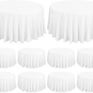 Mantel Redondo Moderno Impermeable y Resistente al Aceite para Bodas, Banquetes y Eventos al Aire Libre - Product Image 3