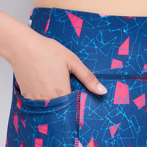 Leggings de yoga pour femmes à motif floral, taille haute, extensibles, pour l'entraînement, la gym, le fitness - Product Image 5