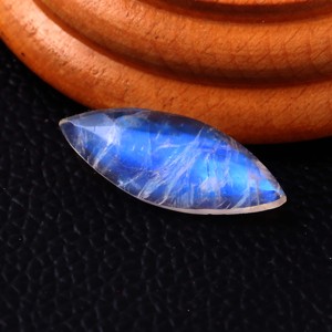 Piedra de Luna Arcoíris con Corte Rosa Marquise, Gema Suelta, Proveedor a Granel, Precio de Fábrica, Gema de Alta Calidad para Fabricación de Joyas - Product Image 2