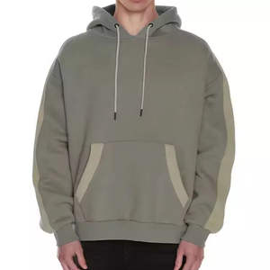 Oversized Men-s Pullover Hoodies 430gsm Heavyweight Sweatshirt Custom for Puff Print Logo Solid Color 100% Cotton Fleece 2026 - Product Image 1