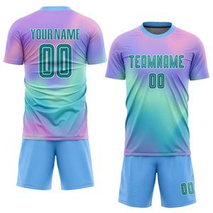Professional Quick Dry Sublimation Soccer Uniform with Custom Logo Sportswear 100% Polyester Soccer Uniform - Product Image 1