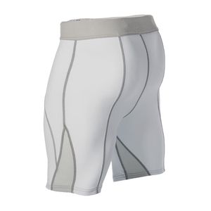 Pantalones Cortos de Compresión Unisex de Nailon y Elastano con Bolsillo Oculto, Logotipo Personalizado, Color Sólido, Secado Rápido, Transpirables, Ajuste Ceñido, Alta Elasticidad, Otoño - Product Image 3