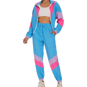 Conjunto Deportivo de Mujer con Bloques de Color, Pantalones Deportivos de Secado Rápido y Ligeros hasta el Tobillo con Bolsillos Laterales - Product Image 5