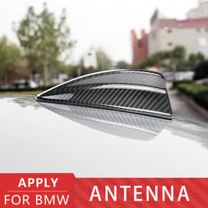 Couverture d'antenne de toit en fibre de carbone véritable rouge, compatible avec <span class=keywords><strong>BMW</strong></span> E82 E46 <span class=keywords><strong>E90</strong></span> E92 M3 - Product Image 1