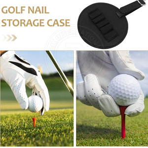 ที่ใส่ทีกอล์ฟหนังคุณภาพสูงระดับมืออาชีพ พร้อมคลิปคาราไบเนอร์โลหะสำหรับติดกระเป๋าได้ง่าย - Product Image 4