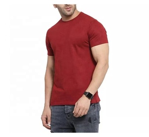 Men 250 Gsm Heavy <b>Weight</b> T Shirt Custom Design <b>Blank</b> 100% Cotton Round Neck Tshirt Mens - Product Image 3