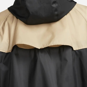 Blouson Bomber Homme Grande Taille Hiver Décontracté Léger Col Montant à Capuche Imperméable Respirant Coupe-Vent en Tissu Toile Léger - Product Image 6