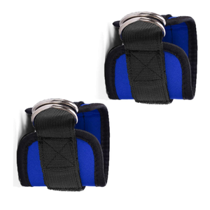 Sangles de cheville et de poignet en caoutchouc extensible léger avec boucle réglable et logo personnalisé pour la musculation, l'haltérophilie et les exercices de gym - Product Image 4