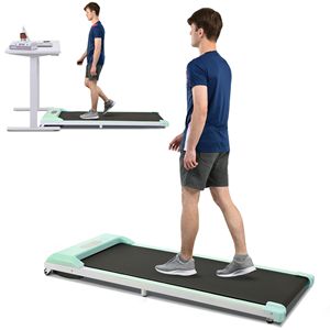 Cinta de correr eléctrica de escritorio 2 en 1, máquina de correr con pantalla de Control remoto de 2.5HP para gimnasio en casa, equipo de Fitness de oficina - Product Image 1