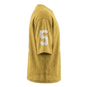 Custom Streetwear Breathable <b>Plus</b> <b>Size</b> Short Sleeve American Football Jersey for Men Fan Jersey <b>Mesh</b> Fabric 100% polyester - Product Image 3