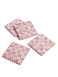 Sous-verres en bois et résine haut de gamme faits à la main, élégants, modernes, écologiques, carrés, pour la décoration de table, accessoires élégants - Product Image 4