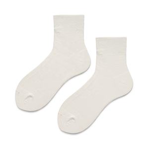 Alta calidad 65% algodón 32% nailon 3% Spandex ligero transpirable suave básico calcetería Casual malla media tripulación Calcetines para mujeres - Product Image 6