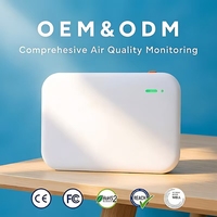Monitor de Calidad del Aire Multisensor Aeropulse A101, Alta Precisión, Alarma Sonora, Funciona con Batería, 2 Años de Garantía, Certificado FCC/RoHS
