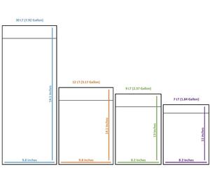 Poubelle élégante en métal finition or rose classique pour bureau, lieu de travail, réception, espaces professionnels et usage domestique - Product Image 2