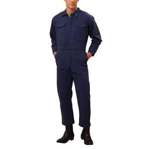 Custom Workwear Functional Full Sleeves Safety Coveralls Over waterproof best material <b>fire</b> proof coverall waterproof Working - Product Image 3