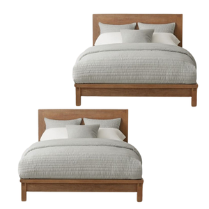 Lit en bois de teck massif de luxe de qualité supérieure Ensemble de lit de haute qualité Lit King Size pour chambre à coucher moderne Mobilier directement de l'usine - Product Image 2