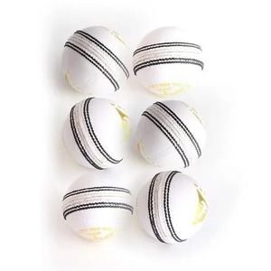 Premium Leather Cricket <b>Ball</b> Four Piece Durable Seam High <b>Bounce</b> Professional Match <b>Ball</b> - Product Image 1