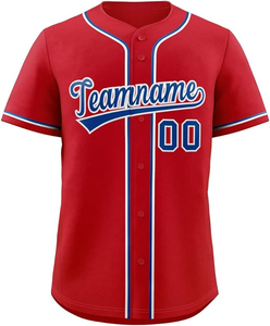 Camiseta de Béisbol Personalizada Unisex, 100% Poliéster, Malla Negra con Ribete Blanco, Manga Corta, Cierre de Botones, Nombre del Equipo Impreso, Absorbe la Humedad - Product Image 3