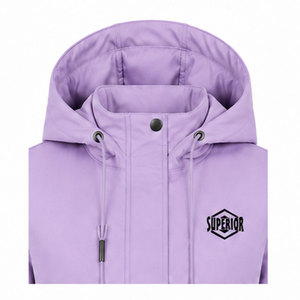 Parka isolante pour femme avec doublure en polaire douce, coque résistante à l'eau et capuche en fourrure amovible pour la protection hivernale en extérieur - Product Image 3