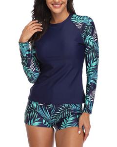 OEM Lightweight <b>Women</b> Compression <b>Rash</b> <b>Guard</b> Shirt Breathable 100% Polyester Customized Color Sportswear <b>for</b> Training Fitness - Product Image 5