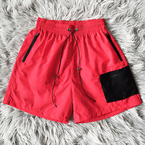Shorts en nylon unisexe à taille élastique personnalisés avec logo imprimé – Idéal pour le streetwear, la gym, l'entraînement et les loisirs – Vente en gros - Product Image 4