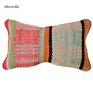 Cotton Boho Fashion Grey Bohemian Throw Pillow Cover for Living Room Sustainable Sofa New Product Lumbar Wool <b>Cushion</b> Cover - Product Image 4