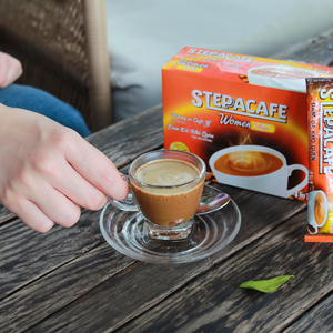 STEPPA CAFE, precio barato al por mayor, bebidas instantáneas, 0.255kg, colágeno para mujeres, 5 en 1, nueva caja de café en polvo, embalaje, origen Vietnam - Product Image 1