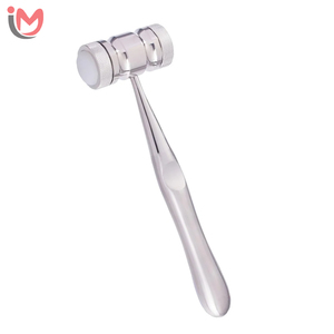 Marteau à os dentaire de qualité supérieure en acier inoxydable, instrument chirurgical orthopédique avec têtes interchangeables en nylon et en acier, OEM - Product Image 3
