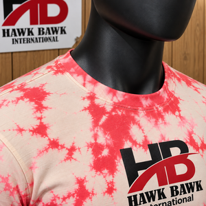 T-shirt tie-dye pour homme, couleur personnalisée, manches courtes, décontracté, col rond, coupe ample, vêtement de tous les jours, design créatif. - Product Image 5