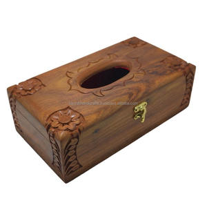 Caja de pañuelos de madera elegante y funcional 2025 con diseño compacto y fácil de limpiar, ideal para cualquier habitación de su hogar - Product Image 4