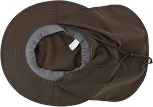 Sombrero para el sol de ala ancha con solapa para el cuello, sombrero de pesca para hombres y mujeres - Product Image 4