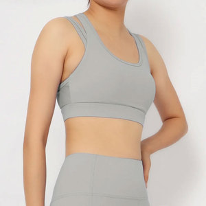 Soutien-gorge de sport extensible et anti-transpiration pour yoga, maintien élevé, soutien-gorge de sport sans coutures pour yoga, gym et fitness - Product Image 5