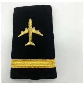 Nueva insignia de piloto de aviación dorada para el hombro - Product Image 3