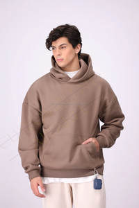 เสื้อฮู้ด2025สำหรับผู้ชายเสื้อมีฮู้ดผ้า100% ปักลายบนไหล่ขนาดใหญ่ออกแบบโลโก้ได้ตามต้องการ - Product Image 4