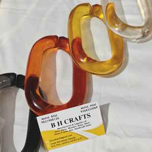 Chaînes en résine acrylique, maillons de chaîne en résine, bijoux en chaîne de maillons en plastique, chaînes en résine en vrac, maillons de chaîne en résine décoratifs - Product Image 2