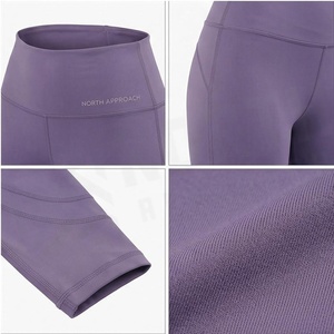 Leggings de yoga sans couture taille haute mi-mollet North Approach, extensibles dans quatre directions, pour femme - Product Image 4