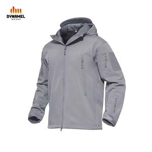 Men's Waterproof Warm Woolen Nonwoven Finished Softshell Jacket Zipper Closure Reversible Design Outdoor <b>Running</b> Hooded Formal - Product Image 5
