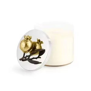 Portavelas de Vidrio Negro Medianoche con Textura de Perlas, Recipiente de Vidrio Texturizado para Velas Aromáticas, Decoración del Hogar - Product Image 4