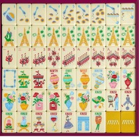 Amerikanisches Luxus-Acryl-Mahjong-Set Hochwertiges Modernes Design Handgefertigt Umweltfreundlich Indoor 4-Spieler-Spiele Unterhaltung |