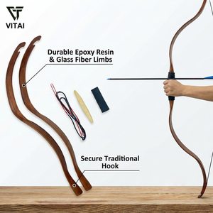 <span class=keywords><strong>Arc</strong></span> de pratique léger traditionnel démontable pour les sports de plein air et l'entraînement scolaire - Product Image 1