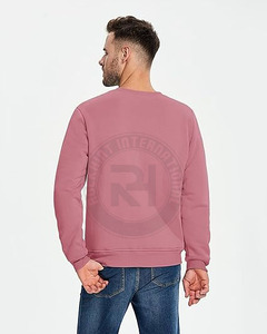 Sweat-shirt polaire à col rond en coton épais OEM pour l'hiver - Doux, surdimensionné, streetwear de haute qualité, idéal pour le jogging - Product Image 2