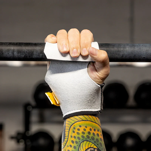 Unisex Leather Hand Grip for Weightlifting Gym Padded Palm Grips for Pull Ups Rows Fitness <b>Training</b> session Gear Supplier - Product Image 3