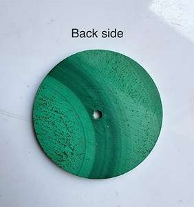 Pièces de cadran en malachite naturelle (cadrans détachés) Taille 28,50 mm Épaisseur 1,50 mm - Product Image 6