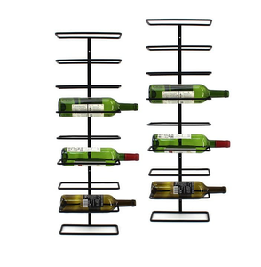 Support Métallique pour Bouteilles de Vin, Décoration de Bar, Étagères Murales pour Présentation de Mariage, Présentoir Métallique pour Bouteilles de Vin - Product Image 2