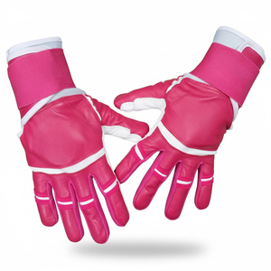 Gants de frappe de baseball en cuir véritable à poignet long, pour adultes, jeunes, professionnels, hommes/femmes, softball, sur mesure, légers - Product Image 5