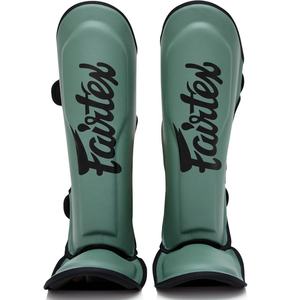 Fairtex Top Quality Boxing Shin Guards MMA Muay Thai Shin Pads Kickboxing Leg Protection Gear <b>Adjustable</b> <b>Strap</b> - Product Image 1